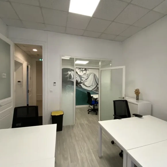 Bureau privé 22 m² 5 postes Location bureau Rue de la Bourse Lyon 69002 - photo 2