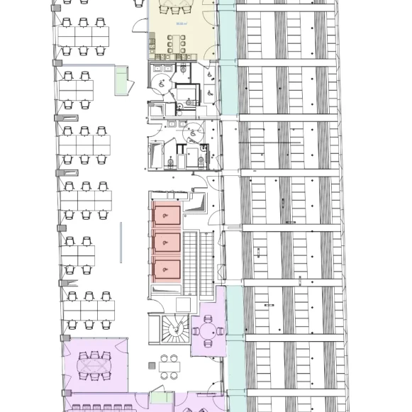 Espace indépendant 300 m² 47 postes Location bureau Rue Washington Paris 75008 - photo 4