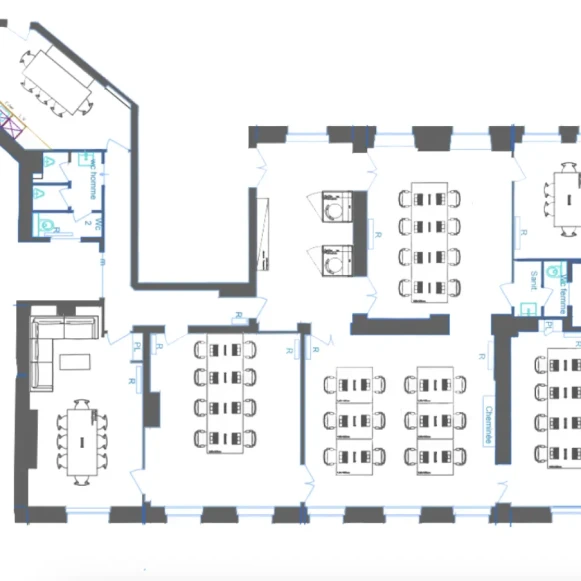 Espace indépendant 210 m² 38 postes Coworking Boulevard de Magenta Paris 75010 - photo 4