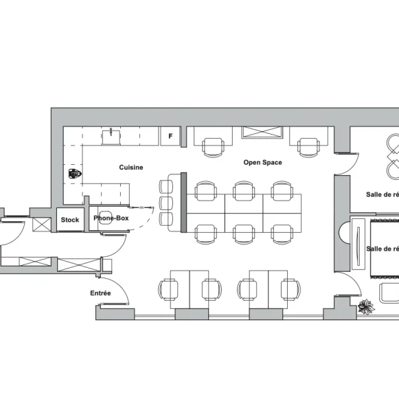 Espace indépendant 72 m² 12 postes Coworking Rue des Petites Écuries Paris 75010 - photo 11