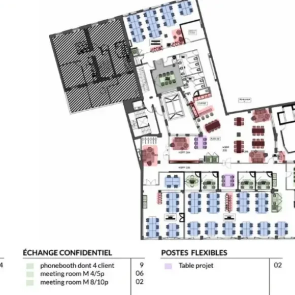 Espace indépendant 1 037 m² 136 postes Coworking Rue d'Amsterdam Paris 75009 - photo 3