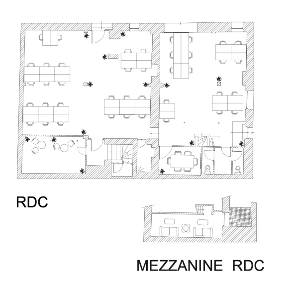 Espace indépendant 300 m² 60 postes Location bureau Rue Portefoin Paris 75003 - photo 11