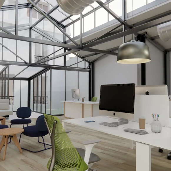 Espace indépendant 177 m² 30 postes Location bureau Rue Victor Hugo Montreuil 93100 - photo 2