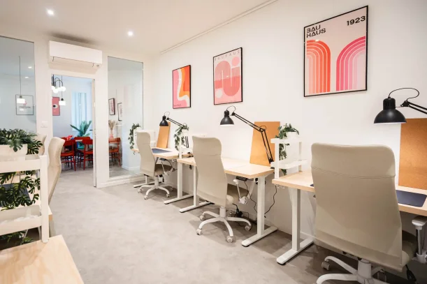 Bureau privé - 51100 - 6 postes - 1200€