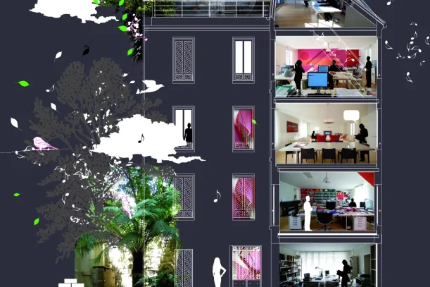 Bureau privé - 75013 - 6 postes - 1800€