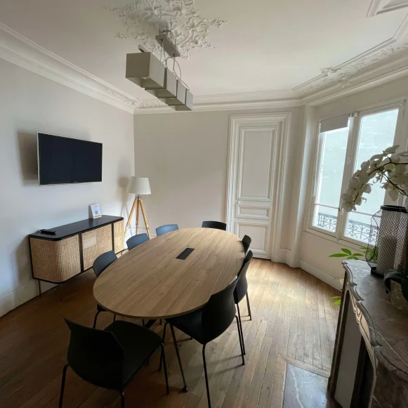 Bureau privé 14 m² 2 postes Location bureau Rue d'Édimbourg Paris 75008 - photo 4