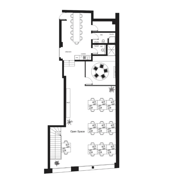 Espace indépendant 200 m² 36 postes Location bureau Boulevard Saint-Martin Paris 75010 - photo 9