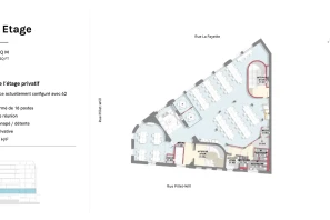 Bureau privé - 75009 - 78 postes - 58000€