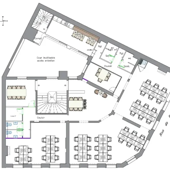 Espace indépendant 260 m² 36 postes Coworking Rue Jouffroy d'Abbans Paris 75017 - photo 11