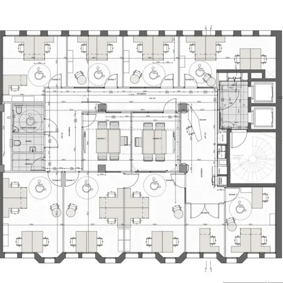 Bureau privé 165 m² 30 postes Location bureau Avenue des Champs-Élysées Paris 75008 - photo 1