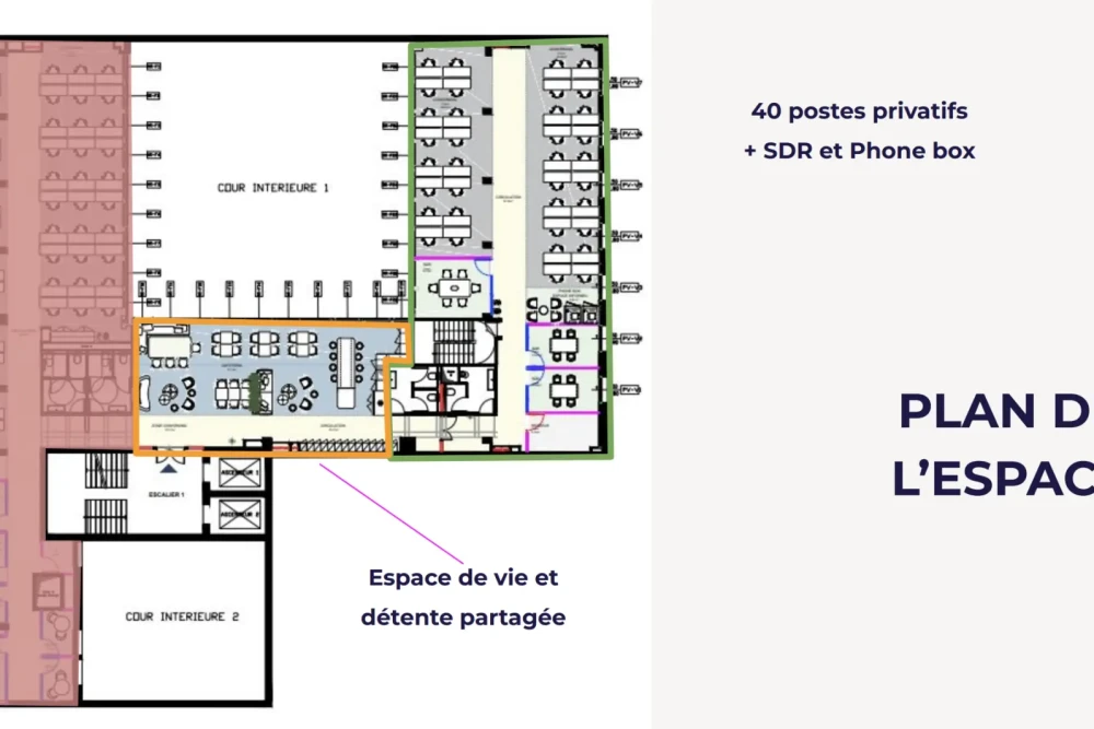 Bureau privé - 75001 - 36 postes - 20000€