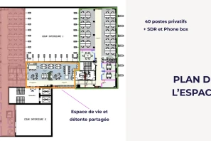 Bureau privé - 75001 - 36 postes - 20000€