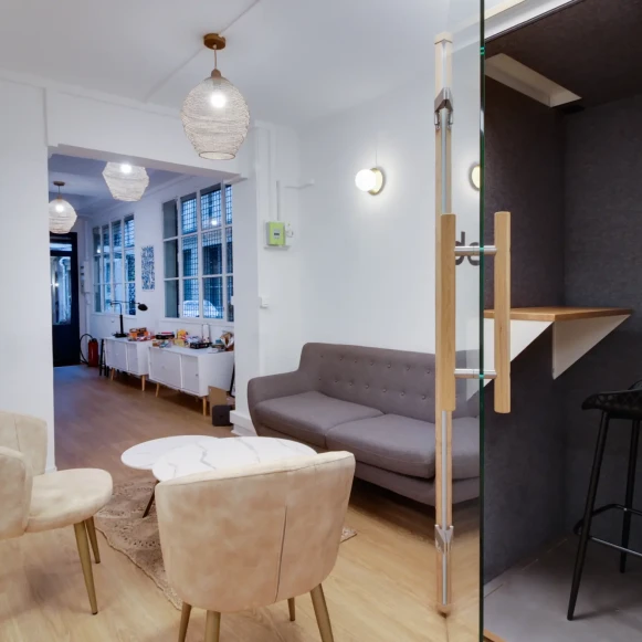 Espace indépendant 100 m² 20 postes Location bureau Rue du Croissant Paris 75002 - photo 6