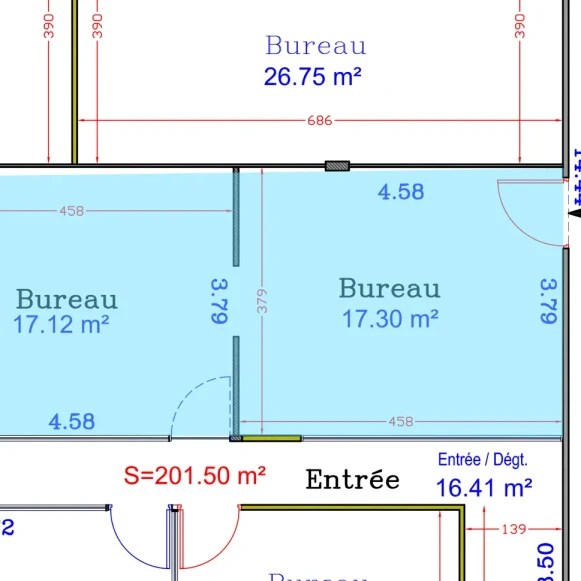 Bureau privé 35 m² 6 postes Location bureau Rue Blaise Pascal Chilly-Mazarin 91380 - photo 2