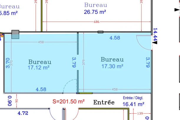 Bureau privé - 91380 - 6 postes - 490€