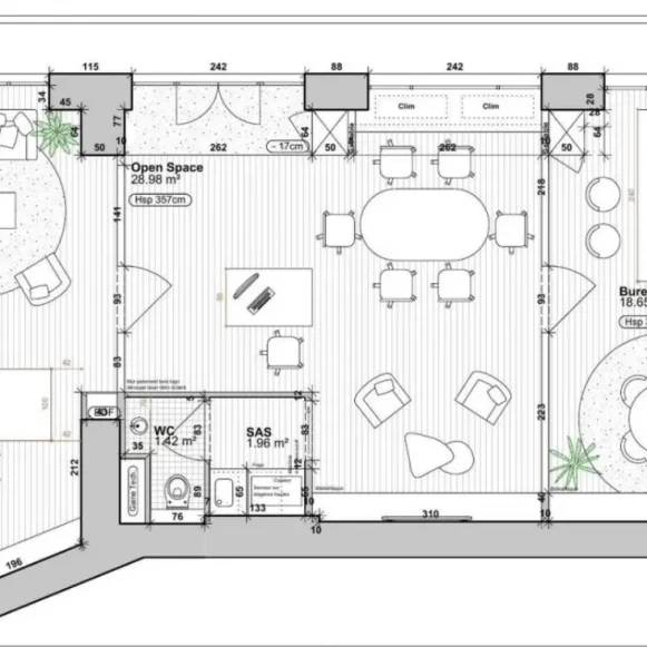 Espace indépendant 70 m² 14 postes Location bureau Rue de Téhéran Paris 75008 - photo 2