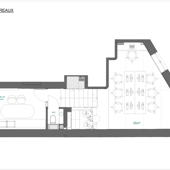 Espace indépendant 45 m² 7 postes Location bureau Rue Turgot Paris 75009 - photo 4