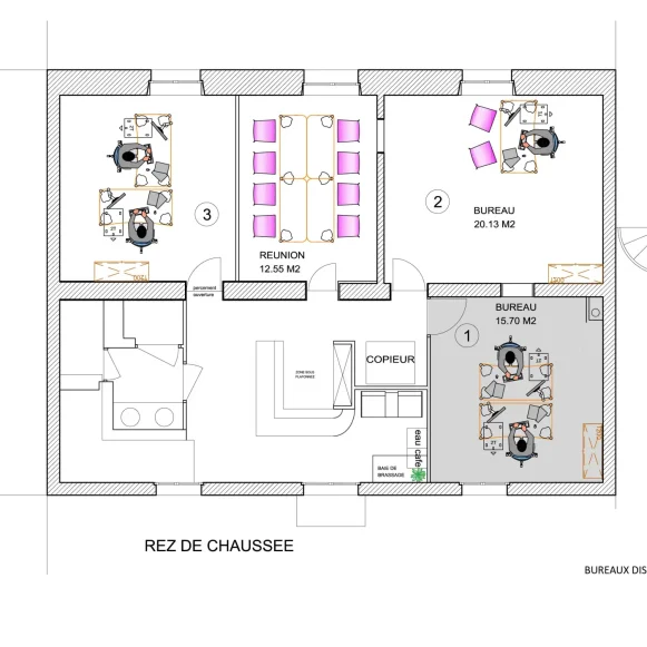 Bureau privé 15 m² 2 postes Location bureau Rue Professeur Calmette Cenon 33150 - photo 4