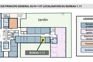 Bureau privé - 75018 - 4 postes - 2340€