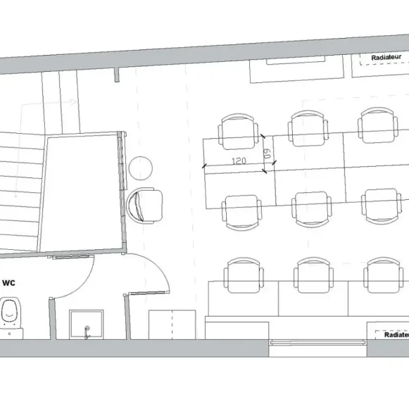 Espace indépendant 64 m² 10 postes Location bureau Rue de la Victoire Paris 75009 - photo 7