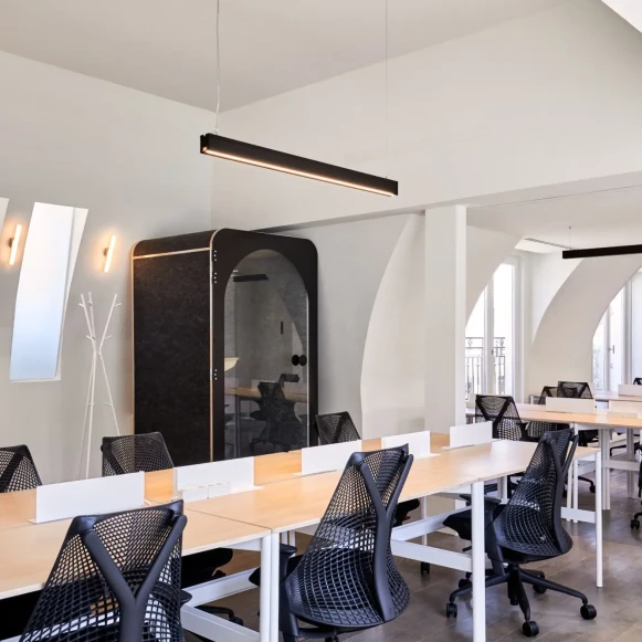 Bureau privé 22 m² 7 postes Coworking Rue des Filles Saint-Thomas Paris 75002 - photo 9