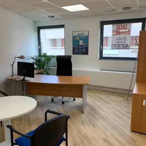 Bureau privé 15 m² 4 postes Coworking Avenue Leclerc Lyon 69007 - photo 3