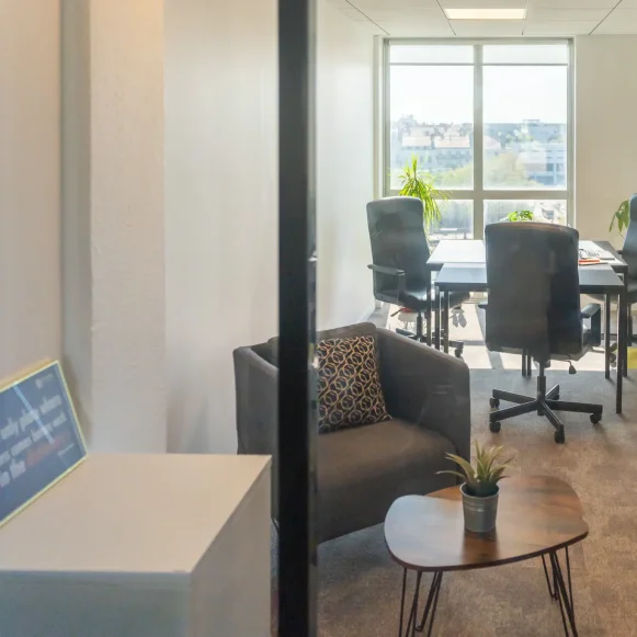 Bureau privé 23 m² 5 postes Coworking Quai Fulchiron Lyon 69005 - photo 1