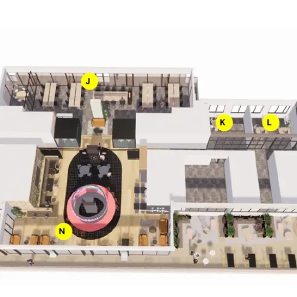 Espace indépendant 308 m² 54 postes Location bureau Rue Jean Antoine de Baïf Paris 75013 - photo 2