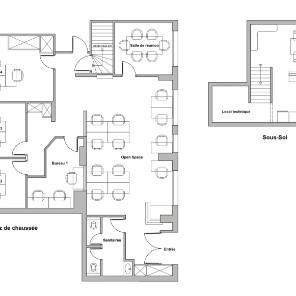 Espace indépendant 180 m² 28 postes Location bureau Rue Guy Môquet Paris 75017 - photo 12