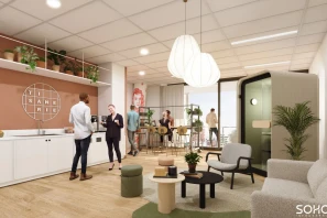 Bureau privé - 69003 - 1 poste - 490€