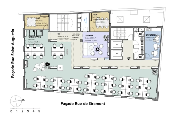 Espace indépendant - 75002 - 45 postes - 30300€