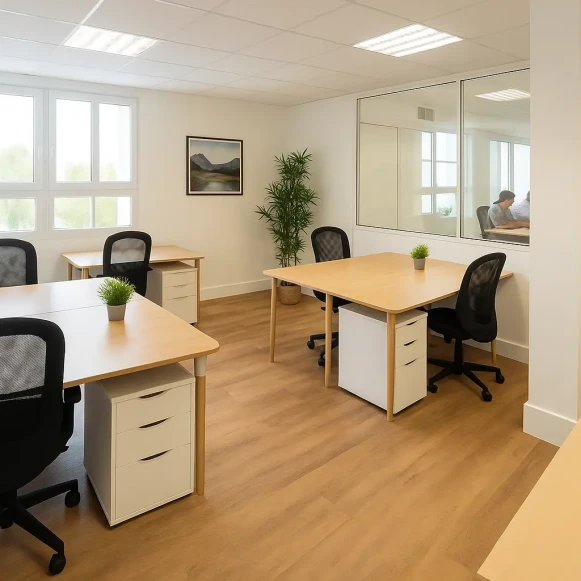 Bureau privé 18 m² 4 postes Coworking Rue Cardinet Paris 75017 - photo 1
