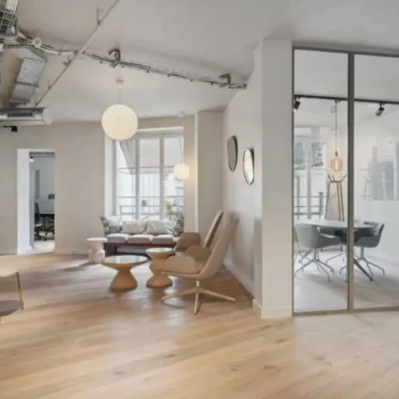 Espace indépendant 285 m² 46 postes Coworking Rue de Turbigo Paris 75003 - photo 2