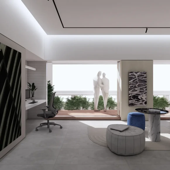 Bureau privé 11 m² 4 postes Location bureau Avenue Élie Vignal Rhône 69300 - photo 8