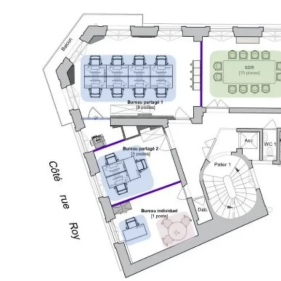 Espace indépendant 142 m² 16 postes Location bureau Boulevard Haussmann Paris 75008 - photo 4