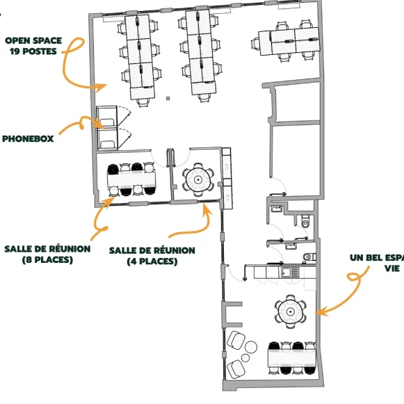 Espace indépendant 138 m² 18 postes Location bureau Rue d'Aboukir Paris 75002 - photo 6