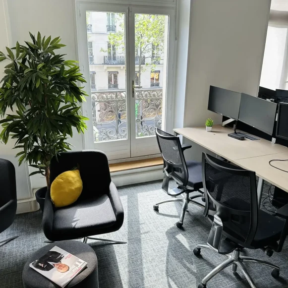 Bureau privé 40 m² 10 postes Location bureau Boulevard de Sébastopol Paris 75002 - photo 1