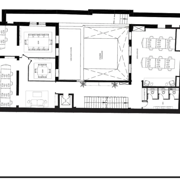 Espace indépendant 800 m² 130 postes Location bureau Rue Chateaubriand Paris 75008 - photo 3