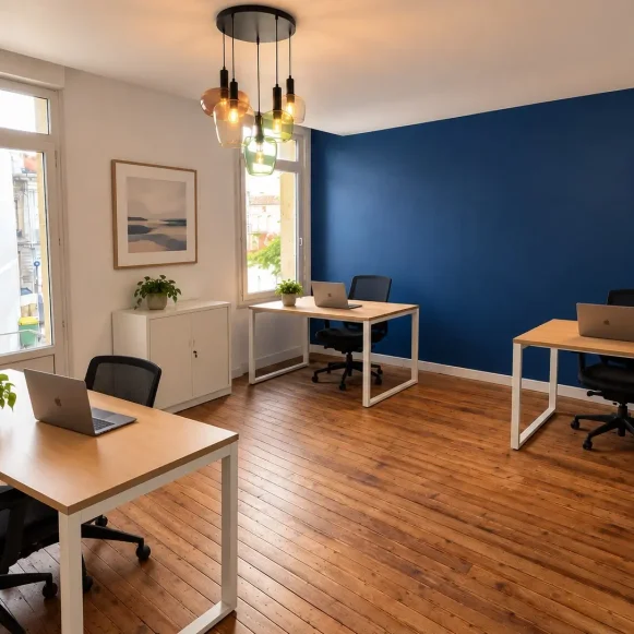 Bureau privé 25 m² 5 postes Coworking Rue Calve Bordeaux 33000 - photo 1