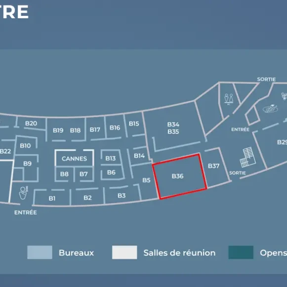 Bureau privé 68 m² 16 postes Coworking Route des Crêtes Valbonne 06560 - photo 1