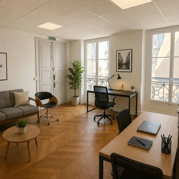 Bureau privé 35 m² 6 postes Location bureau Rue René Boulanger Paris 75010 - photo 1