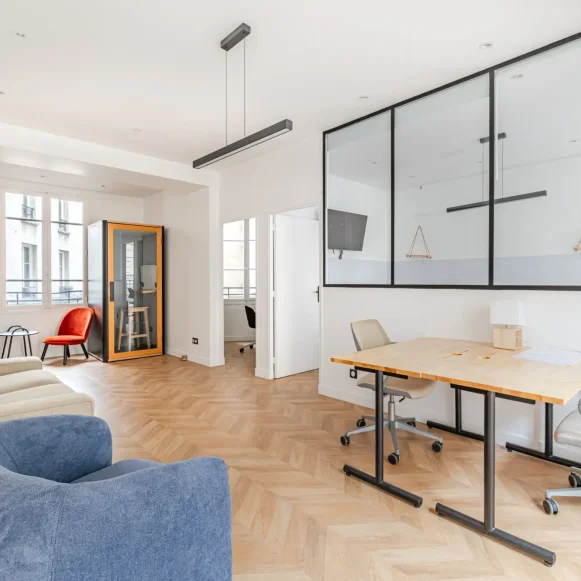 Espace indépendant 125 m² 24 postes Location bureau Rue du Caire Paris 75002 - photo 3