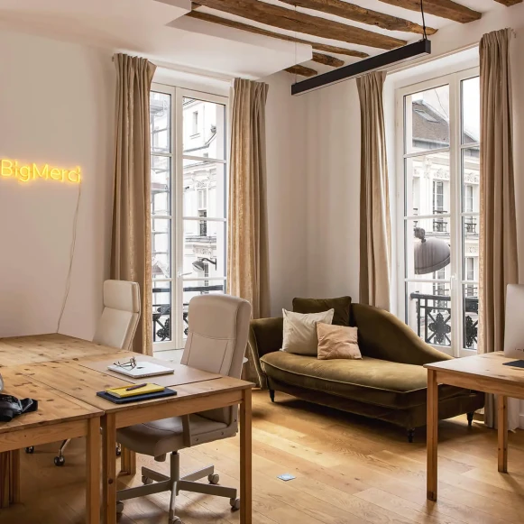 Bureau privé 100 m² 16 postes Location bureau Rue d'Aboukir Paris 75002 - photo 1