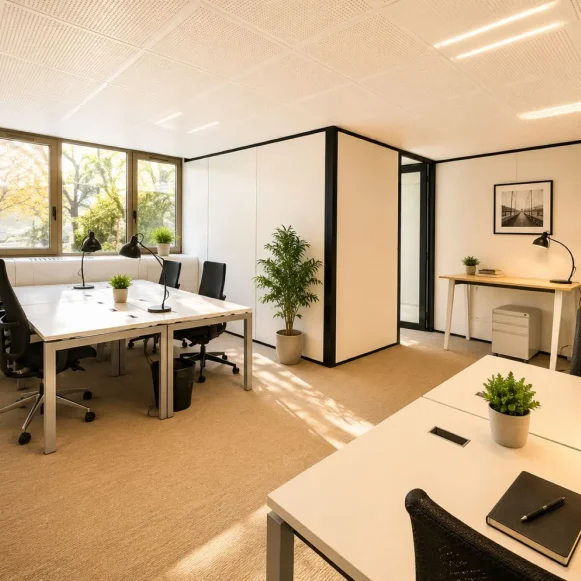 Bureau privé 30 m² 6 postes Coworking Rue de Rouvray Neuilly-sur-Seine 92200 - photo 3