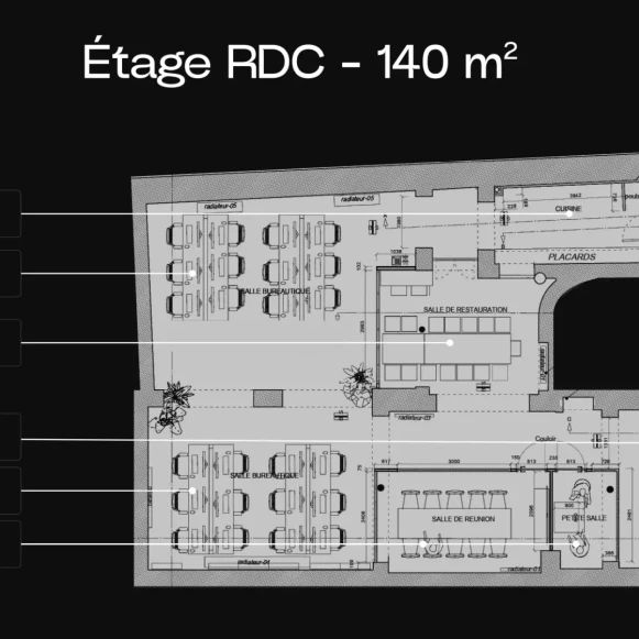 Espace indépendant 140 m² 24 postes Location bureau Rue Beautreillis Paris 75004 - photo 8