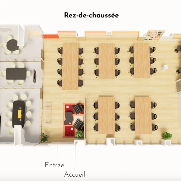 Espace indépendant 247 m² 32 postes Location bureau Rue Legendre Paris 75017 - photo 3