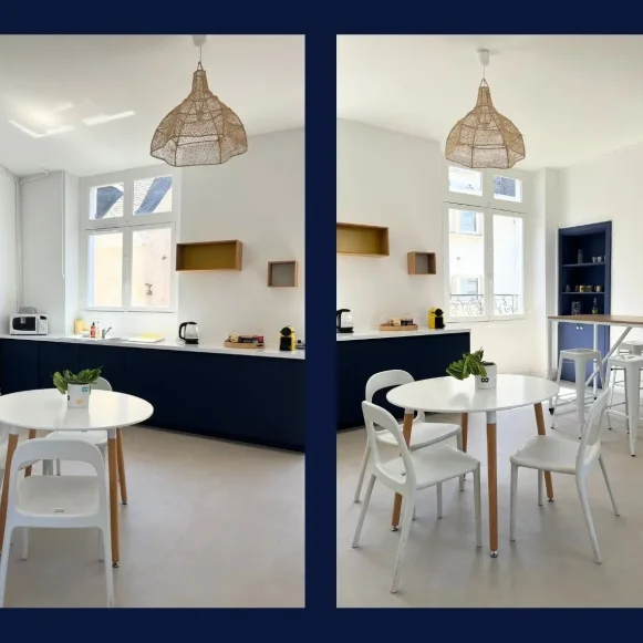 Bureau privé 22 m² 4 postes Location bureau Rue Contrescarpe Nantes 44000 - photo 3