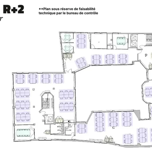 Espace indépendant 1 049 m² 166 postes Location bureau Rue Poissonnière Paris 75002 - photo 5