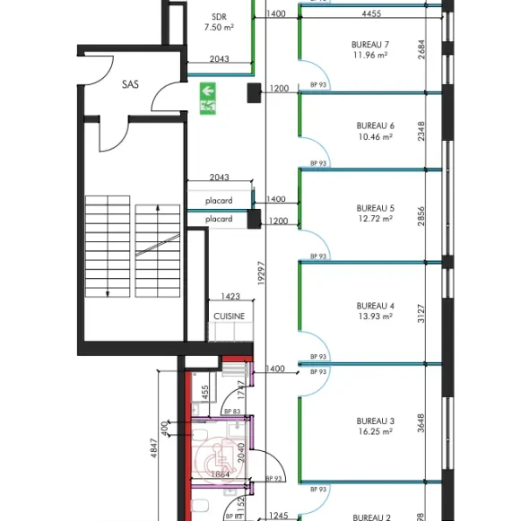 Bureau privé 10 m² 2 postes Location bureau Rue Maryam Mirzakhani Montpellier 34000 - photo 6