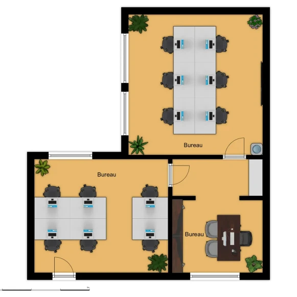 Bureau privé 50 m² 10 postes Location bureau Rue du Colisée Paris 75008 - photo 3